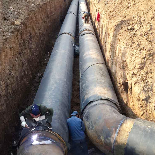 主管網(wǎng)供熱現場(chǎng)