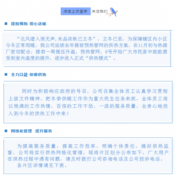 保障民生 服務(wù)-- 11月8日起運河熱力服務(wù)區開(kāi)始預熱  綜合辦公室  濟寧運河熱力  前天